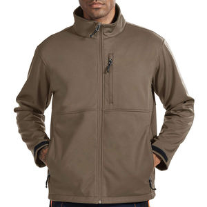 Veste Softshell pour homme, design OEM, col montant, confortable, séchage rapide, prix bas - Product Image 1