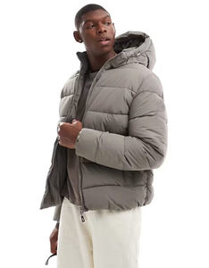 Doudoune d'hiver pour hommes manteau coupe-vent vêtements d'extérieur chauds et décontractés veste en duvet à capuche légère manteau rembourré à la mode isolé - Product Image 1
