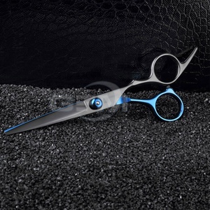 Professional New Style Right-Handed Medium Handle Lightweight Barber Scissors with Contrast Colors 4Cr13 Stainless Steel Blade - Product Image 4