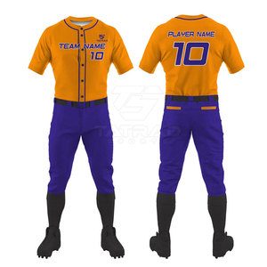 Customized Logo Breathable Light Weight Baseball Uniform <b>Sets</b> Custom Size <b>Cheap</b> Price Sports Wear for Unisex - Product Image 1