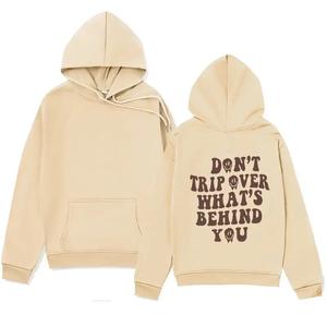 Sweat à capuche thermique surdimensionné de luxe lourd polaire Hip Hop en coton personnalisé de haute qualité pour hommes motif d'impression essentiel d'automne - Product Image 4