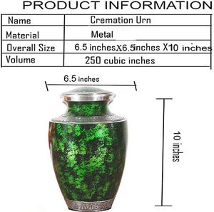 Aluminum Handcrafted Cremation Urn Adult Memorial Funeral Keepsake <b>for</b> Men Women Child and <b>Casket</b> <b>for</b> <b>Ashes</b> Adult Male - Product Image 6