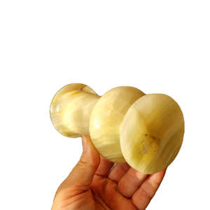 แจกันหินออนิกซ์สีเขียว แจกันดอกไม้หินอ่อนธรรมชาติคุณภาพพรีเมียม สำหรับขายส่งและส่งออก - Product Image 3