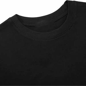 Logotipo personalizado de alta calidad de los hombres de verano Casual 220g 100% algodón sólido camiseta en blanco - Product Image 3