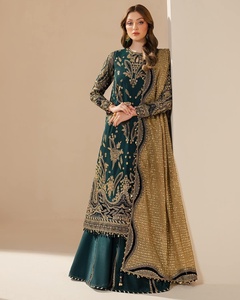 Vente chaude pakistanaise et indienne Saarree robe Designer Sarree Saree Sari par AJM TRADE HOUSE modèle 1079 - Product Image 5