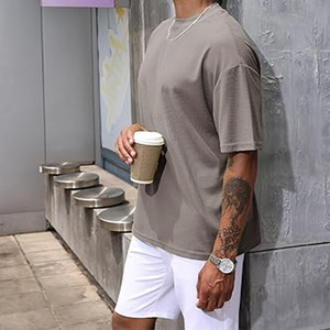 Sérigraphie lourde 100% coton T-shirts Logo personnalisé Design T-shirt graphique pour hommes et femmes téléchargé par Dress Sports - Product Image 6