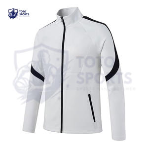 Ensemble de survêtement pour homme, léger, confortable, coupe ajustée, respirant, meilleur fournisseur, veste et pantalon personnalisés avec fermeture éclair, pour toutes les saisons - Product Image 5