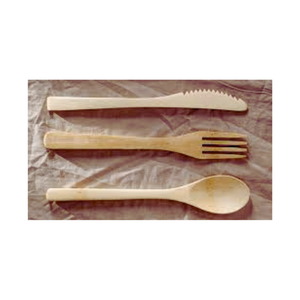 Logotipo personalizado Ecológico Cuchara de madera Tenedor Cuchillo Set Entrega rápida para el servicio de alimentos Fabricado en Vietnam para obsequios - Product Image 2