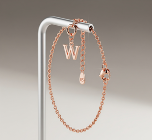 Bracelet de Qualité Supérieure en Argent Sterling 925 de Style Bohème avec Pendentif Breloque Lettre, Bracelet Minimaliste à Porter au Quotidien pour Femme - Product Image 3