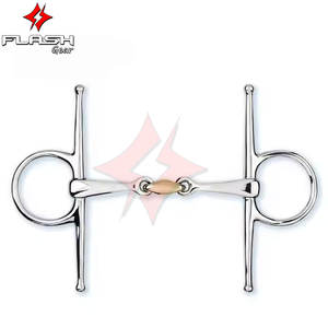 Hecho a medida Korsteel Full Cheek Horse Bit Boca Calzones Western Dutch Gag Bit Premium German Silver Bit Cuero Horse Tack - Product Image 4