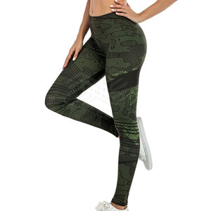 Leggings de fitness de yoga d'entraînement actif de haute qualité pour les femmes Leggings taille haute respirants Style décontracté - Product Image 1