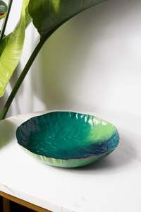 Plateau en fer en métal durable antidérapant avec des motifs artistiques finis multi-tons pour des accessoires de cuisine fonctionnels élégants - Product Image 6