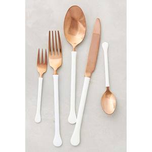 Venta al por mayor Hecho en India a bajo precio Cuchara de metal Tenedor Cuchillo Cubiertos Hotel Juego de cubiertos de acero inoxidable para la cena de la boda Fiesta - Product Image 5