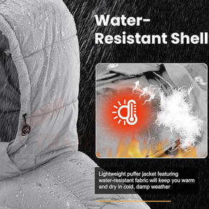 2025 invierno al aire libre adultos uso chaqueta acolchada para hombres precio bajo chaqueta acolchada de secado rápido para hombres - Product Image 6