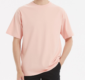 Hot Sales Oversized <b>Crop</b> Boxy Fitting Tshirt 100% Cotton Drop Shoulder Streetwear Round Neck Custom Logo Blank T Shirt for <b>Men</b> - Product Image 3