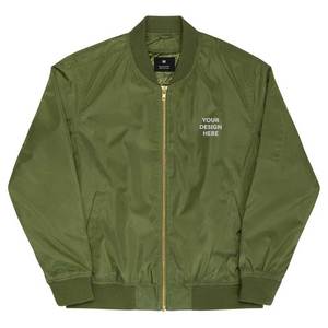 Blouson d'aviateur personnalisé streetwear de qualité supérieure blouson d'aviateur avec broderie design OEM vêtements d'extérieur à la mode pour hommes et femmes - Product Image 5
