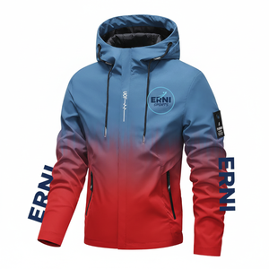 Chaqueta Larga de Ciclismo para Hombre, Estilo Oxford, para Exteriores, Otoño Invierno 2026, con Capucha, Acolchada de Algodón, Deportiva, Cortavientos, Gruesa, Informal - Product Image 4