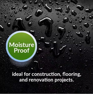 Film plastique de construction transparent PE PP toutes couleurs, haute résistance, 10' x 100', 6 mil, rouleau de bâche polyéthylène - Product Image 4