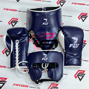 Gants de MMA en cuir neufs, sur mesure, ensemble de sparring pour l'entraînement au kickboxing, évacuation de l'humidité, protection UV - Product Image 1