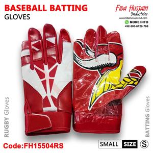Guantes de bateo de béisbol profesionales en protección de manos de cuero sintético para hombre y mujer Gants de frappeur de baseball - Product Image 5