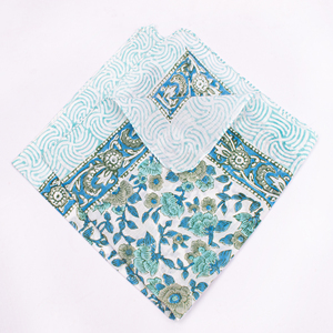 ผ้าพันคอพิมพ์ลายดอกไม้คุณภาพสูง ผลิตจากผ้าฝ้าย เป็นมิตรต่อสิ่งแวดล้อม ระบายอากาศได้ดี ผูกด้านหลัง ใช้ได้ทั้งชายและหญิง อเนกประสงค์ ใช้เป็นเครื่องประดับแฟชั่น - Product Image 2