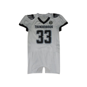 Factory Wholesale Custom American Football Jersey for Children Short Breathable Plus Size Sublimation Technique Available - Product Image 4