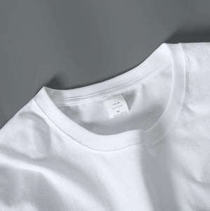 T-shirt uni 100% coton unisexe en gros hommes t-shirts impression personnalisée coton t-shirt fabricant t-shirt pour hommes - Product Image 5