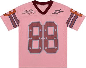 Camiseta de fútbol americano personalizable y camisetas de rugby unisex Diseño de malla transpirable Ropa de fútbol americano directa de fábrica - Product Image 1