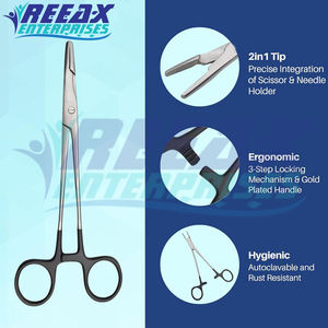2024 Porte-aiguilles en acier inoxydable avec impression de logo personnalisé Instruments chirurgicaux de haute qualité les plus vendus de REEAX ENTERPRISES - Product Image 5