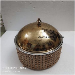 High Quality Double Wall Insulated Casseroles <b>Set</b> Silver Black Metal Hot <b>Pot</b> Food Warmer Custom Logo Enamel Cooking - Product Image 2