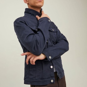 Chaqueta vaquera elegante para hombre, chaqueta vaquera informal con estilo para hombre, ropa de calle de moda, proveedor de abrigo vaquero - Product Image 5