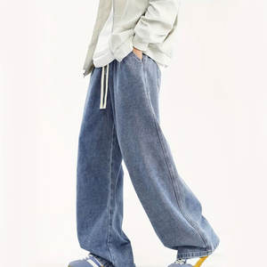 Pantalon en jean épais pour hommes Pantalon de travail industriel durable Couture renforcée Conception multi-poches Commandes en gros - Product Image 4