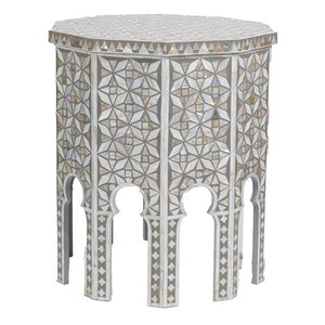 Handmade Bone Inlay Coffee <b>Table</b> Designed Home <b>Decorative</b> Bone Inlay Premium Round <b>Tables</b> for Home From India. - Product Image 1