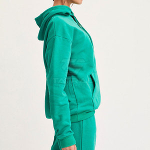 Sudaderas de Calle de Color Sólido, Transpirables, 100% Algodón para Mujer, Uso en Invierno, Diseño Personalizado, Resistentes al Viento, Ecológicas, Extra Grandes - Product Image 5