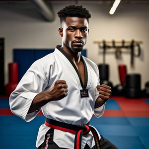 Uniforme de Taekwondo de algodón 100% de alta calidad para hombres, ropa de entrenamiento de boxeo personalizable, equipo de artes marciales de calidad - Product Image 4