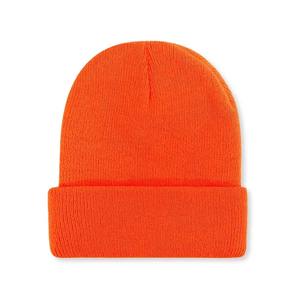 Bonnet unisexe en acrylique personnalisé pour les voyages d'hiver Chapeau de sécurité tricoté réglable de haute qualité avec manchette gaufrée - Product Image 3
