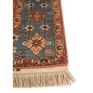 พรมขนสัตว์ถักมือ Aalam Gold Classic รุ่น Pae-5072 ลายเหรียญและสี่เหลี่ยมผืนผ้า สำหรับบ้านขนาดใหญ่-สำหรับห้องนั่งเล่นหรือห้องนอน - Product Image 4