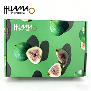 Custom Design <b>Recycled</b> Materials Corrugated paper Packaging <b>Box</b> shipping <b>box</b> for Fig fruit other fruit packaging design - Product Image 6