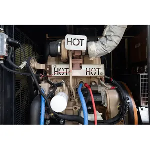 Groupe électrogène diesel industriel triphasé d'occasion 10 kW, sortie 480 V CC, 60 Hz, refroidissement par air, étanche aux intempéries, pour usage commercial et de secours - Product Image 4