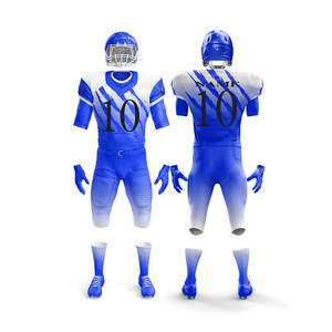 Su propio uniforme de fútbol americano Nuevo diseño Uniforme de fútbol americano Servicio OEM Precio barato Uniformes de fútbol americano - Product Image 6