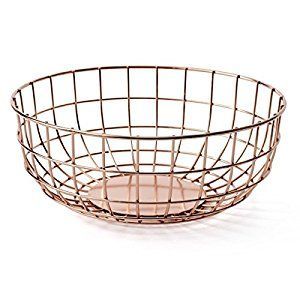 Wire Fruit <b>Basket</b> <b>Large</b> Round Storage <b>Baskets</b> for Bread Fruit Snacks Candy With Matt Powder Coating Fashion Fruit Bowl Decorate - Product Image 5