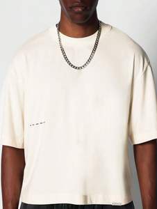 Camiseta formal recortada de manga larga holgada para hombre, 260 gramos, secado rápido y transpirable - Product Image 5