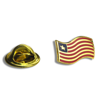 Drapeaux de pays personnalisés broches de revers en émail Badges de revers drapeaux américains broches de revers