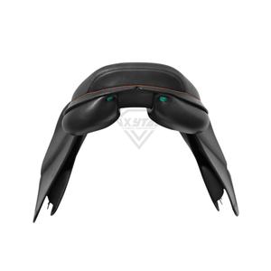 Silla de Montar Inglesa Resistente con Acabado de Cuero Premium, Arco de Madera Reforzado y Estribos de Cuero para Paseos Largos - Product Image 2