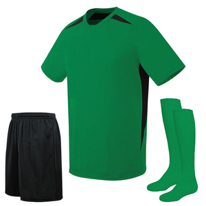 Uniforme de Fútbol Personalizado de Poliéster Transpirable e Impermeable, Cuello Redondo, Manga Corta, Conjuntos Ligeros de Secado Rápido para Hombre, Suministro de Fábrica - Product Image 3