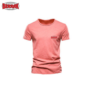 100% coton Designer T-Shirt pour hommes Logo personnalisé plaine tricoté T-Shirt grande taille vêtements pour hommes - Product Image 3