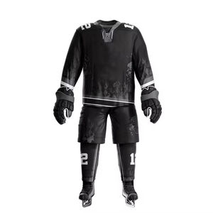 Uniforme de hockey sur glace en tissu polyester sur mesure taux d'usine haute qualité prix raisonnable uniforme de hockey sur glace ZOHAN CREATIONS - Product Image 2