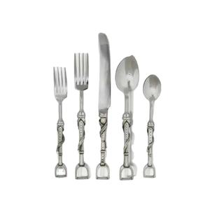 Gadgets de cuisine anciens Nouvel arrivage de couverts en acier inoxydable Outils de salade en argent poli Couverts à fromage Design Couverts en métal - Product Image 1