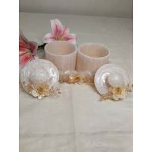 Lot de 2 pots à fruits secs en résine design fait à la main avec une qualité et un design extra optimales à un prix très abordable - Product Image 4