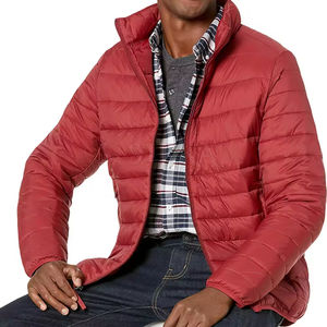 Chaqueta Acolchada Extragrande Personalizada para Hombre, Cortavientos, con Forro de Piel de Oveja y Relleno de Plumón - Product Image 3